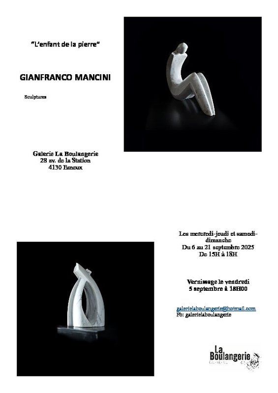 Expositions Scupture pierre