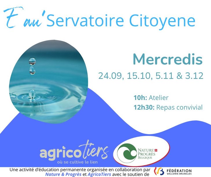 Conférences Rejoignez l’Eau’Servatoire Citoyen  