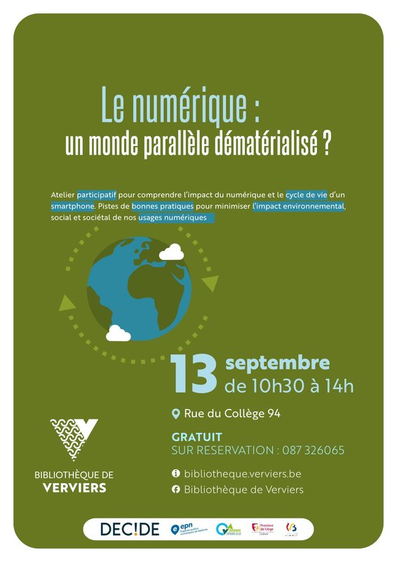 Conférences Le numérique : monde parallèle dématérialisé ?