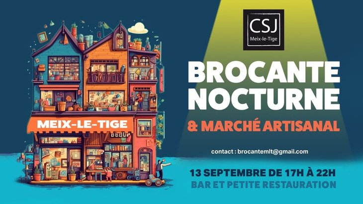  Brocante nocturne & marché artisanal