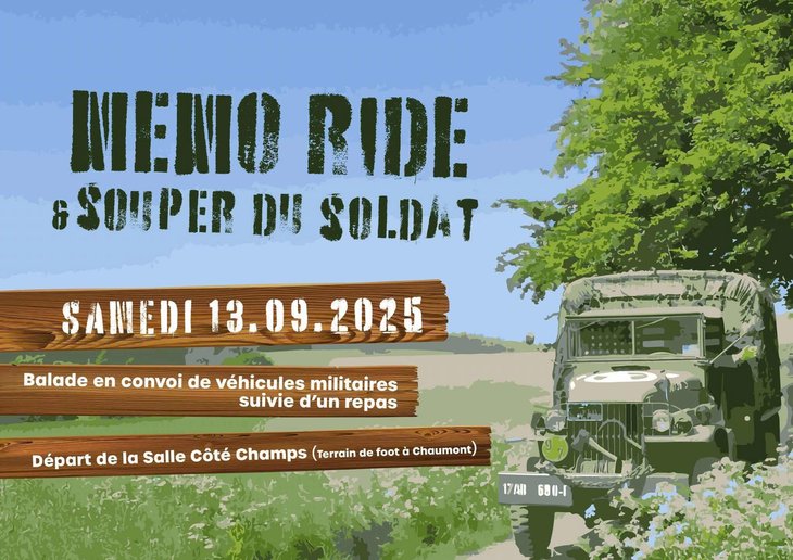 Soirées Mémo Ride Souper soldat