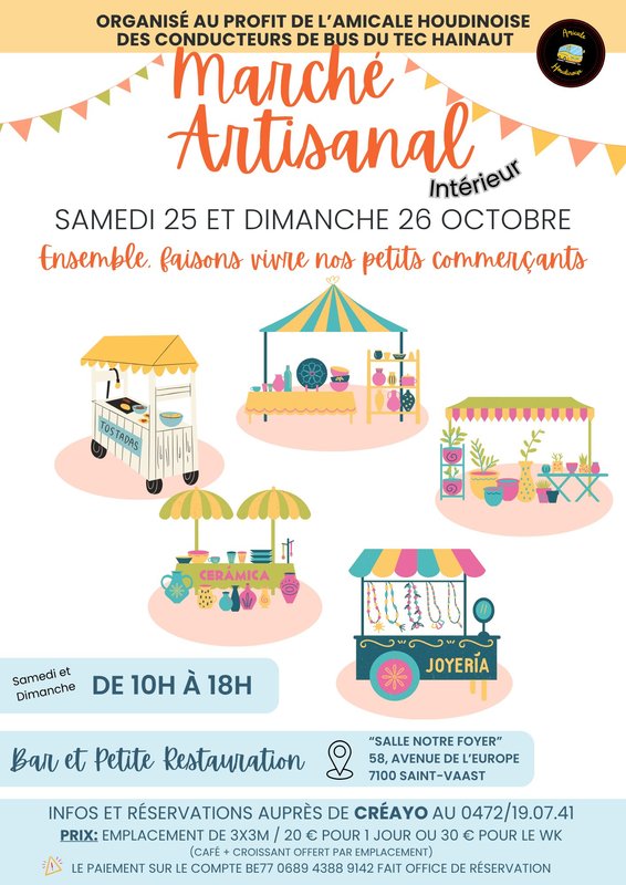Loisirs Marché Artisanal intérieur