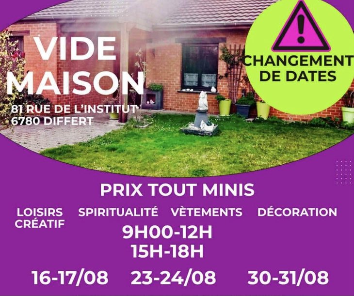  Brocante/Vide maison