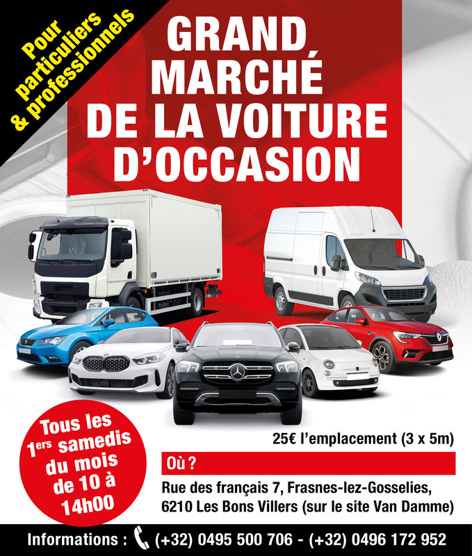 Loisirs Grand marché la voiture d occasion