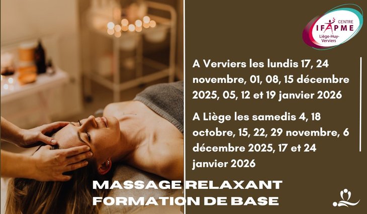 Stages,cours Massage relaxant : formation base