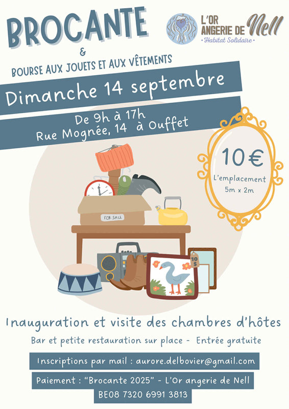 Loisirs Brocante & Bourse Jouets aux Vêtements