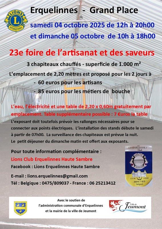 Loisirs Foire l artisanat des saveurs