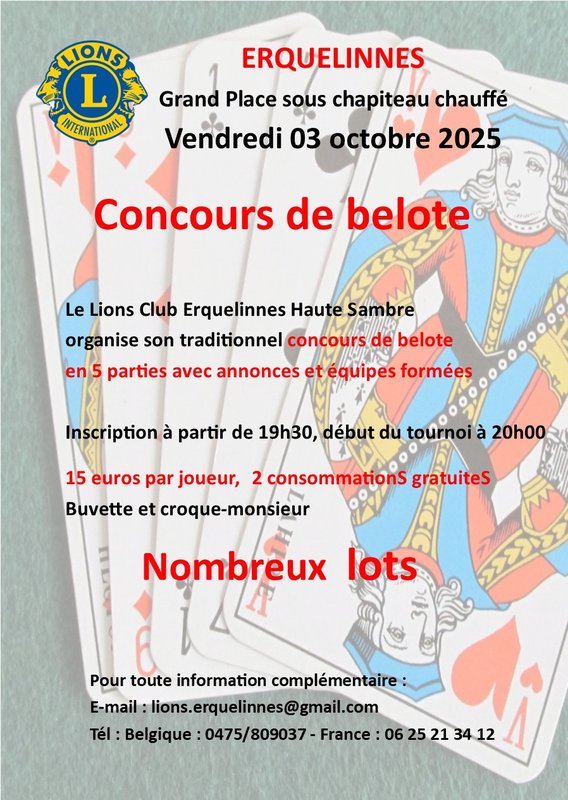 Loisirs Concours belote