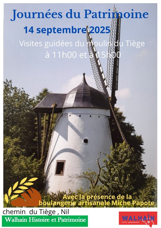 Loisirs Vsites guidées Moulin Tiège