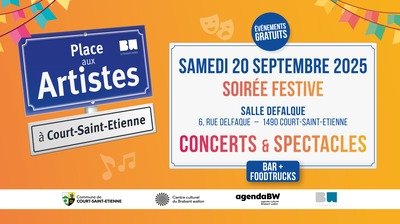 Stages,cours Place Artistes 2025 - Soirée Festive