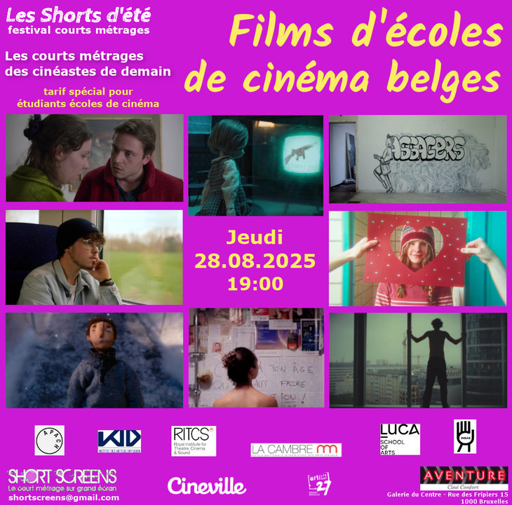 Spectacles Films d écoles cinéma belges - Courts métrages