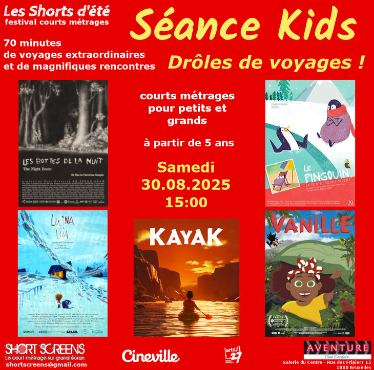 Spectacles Séance Kids courts métrages - Drôles voyages