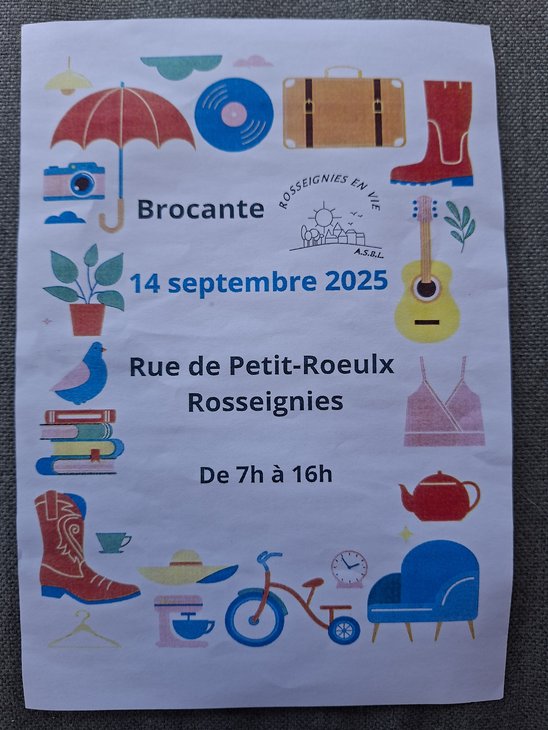  1ére Brocante Village Rosseignies