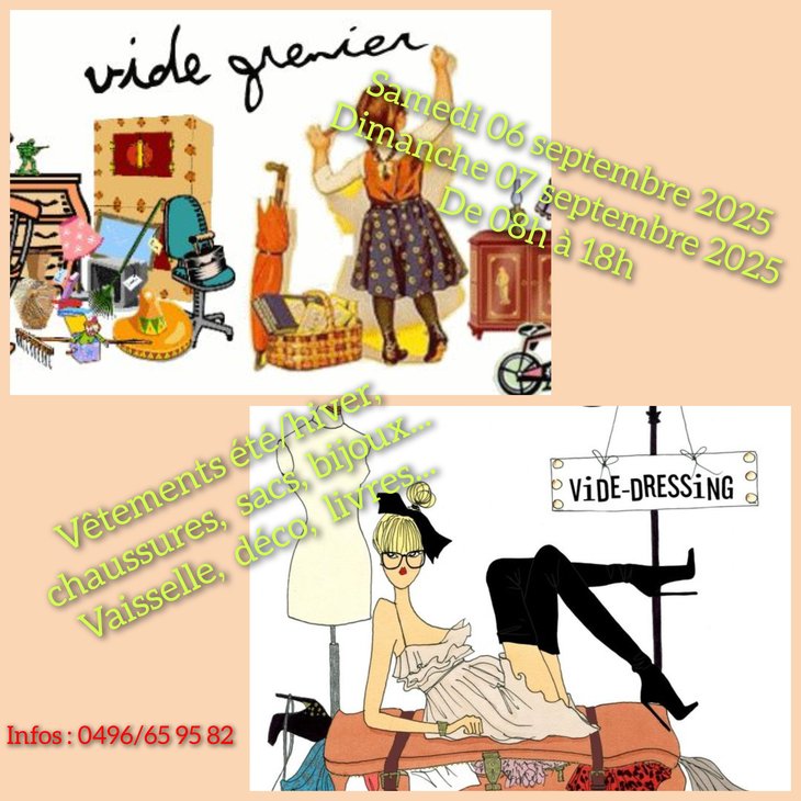  Vide grenier/Vide dressing