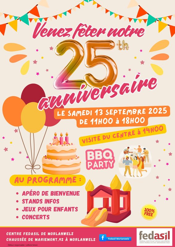Loisirs 25 du centre Fedasil