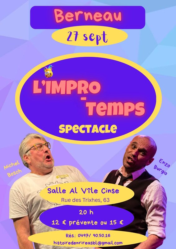 Spectacles L Impro-Temps Spectacle