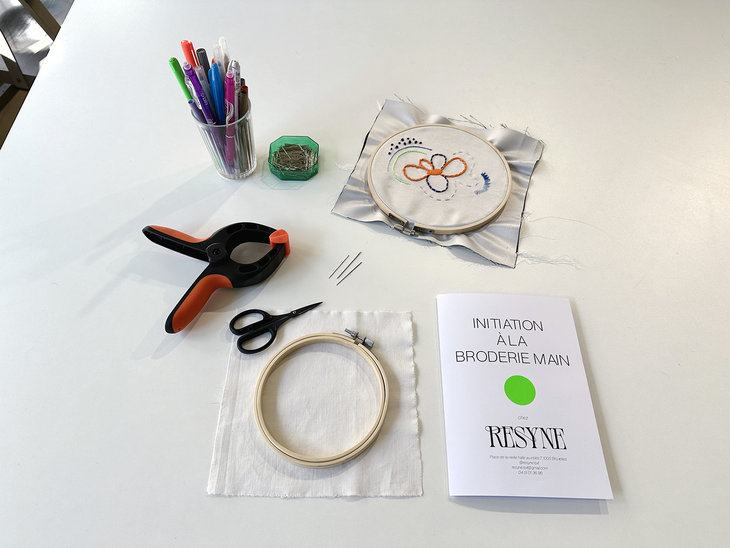 Stages,cours Initiation la broderie main - 3h