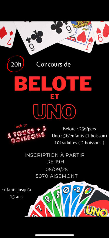 Loisirs Concours belote