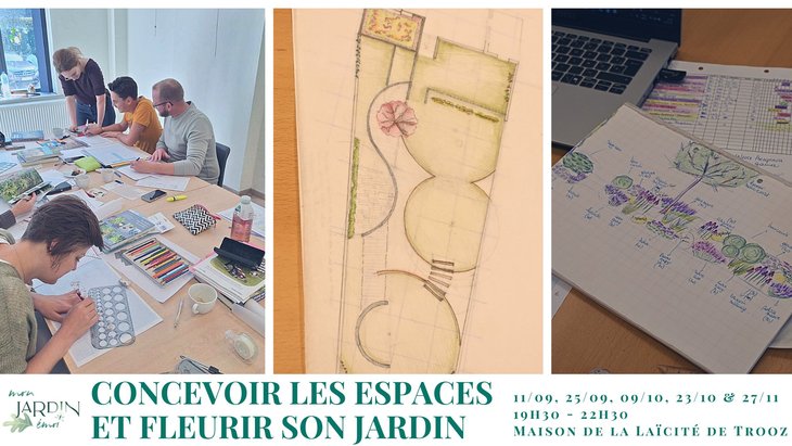 Stages,cours Ateliers concevoir espaces fleurir jardin fil saisons
