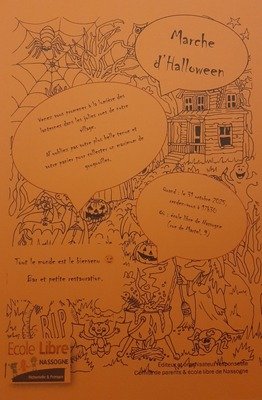 Stages,cours Marche d Halloween l Ecole Libre