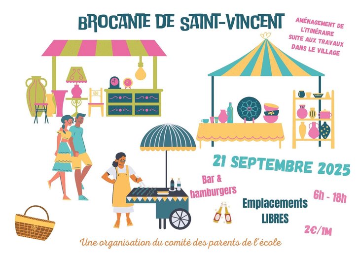  Brocante annuelle profit l’école