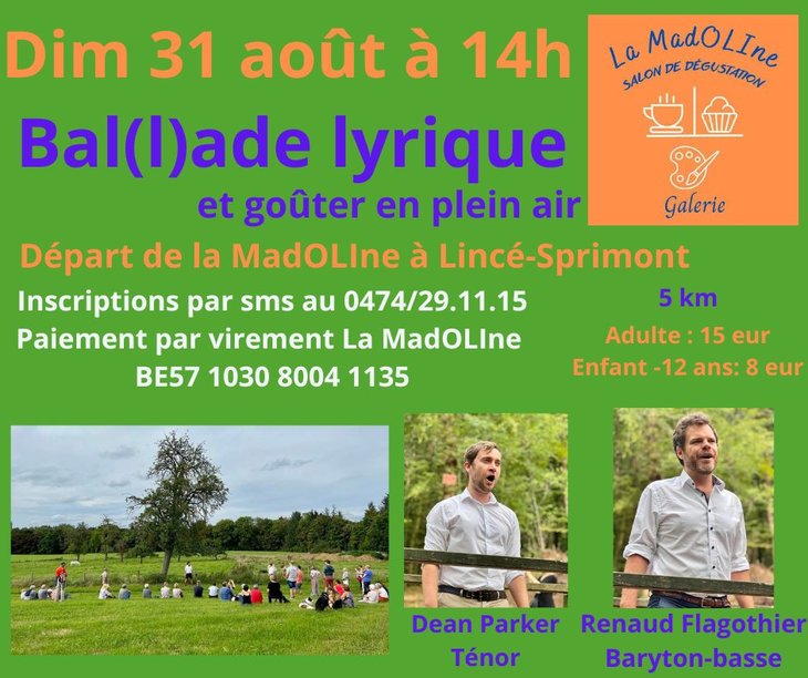 Loisirs Ba(l)lade lyrique 5 et goûter plein air
