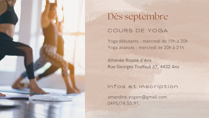 Stages,cours Cours yoga débutants avancés
