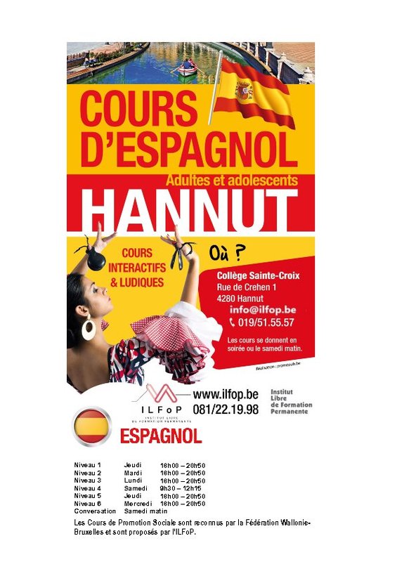 Stages,cours Cours d espagnol pour adultes