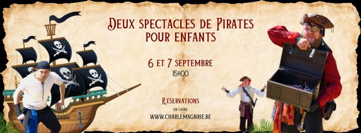 Spectacles À l’abordage, moussaillons Spectacle le thème la Piraterie