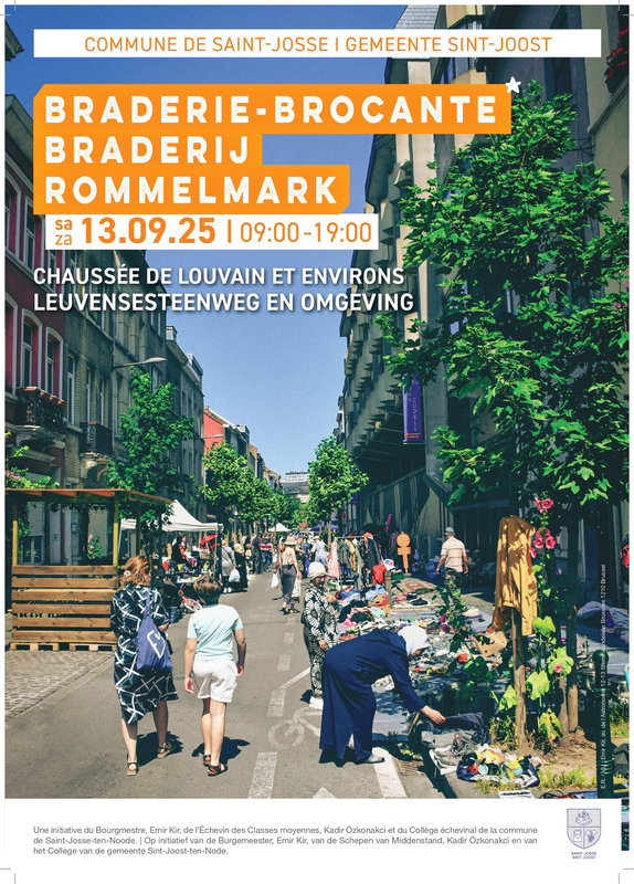  Braderie-Brocante Chaussée Louvain