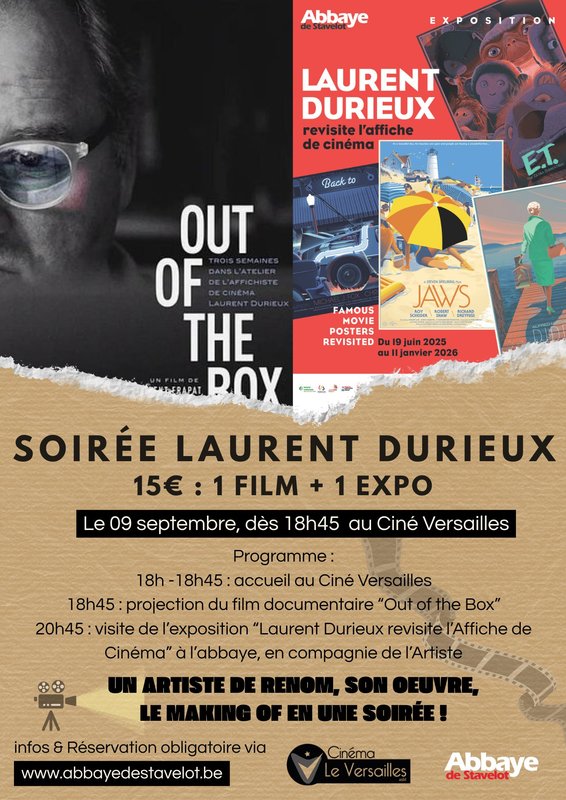 Expositions Film + Exposition Laurent Durieux (Out the Box)