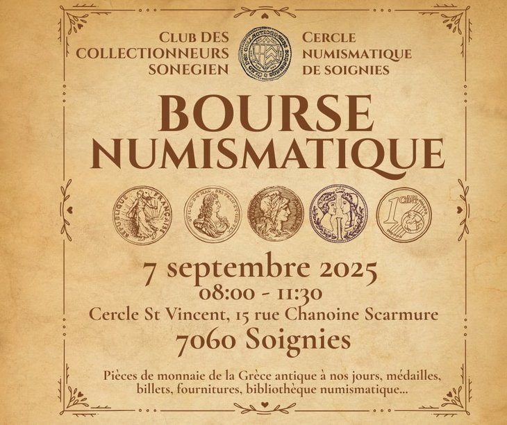 Loisirs Bourse numismatique