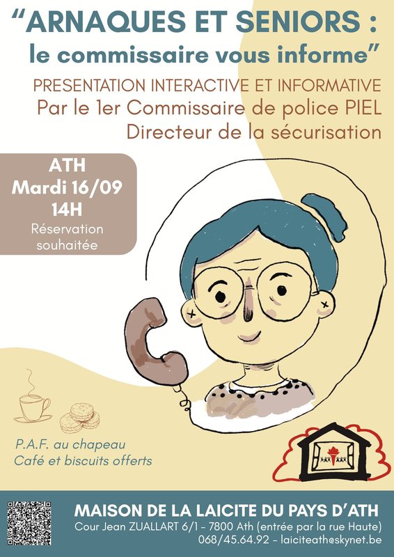 Conférences Arnaques seniors : commissaire vous informe