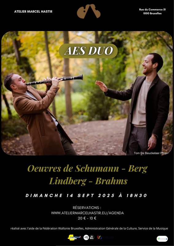 Concerts Aes – Emanuele Mammarella, clarinette & Marco Mantovani, piano