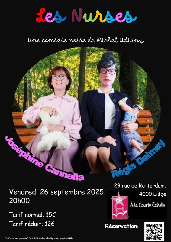 Spectacles  Les Nurses  Comédie Noire