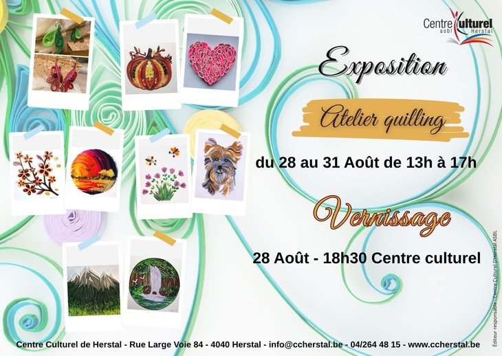 Expositions Exposition atelier Quilling