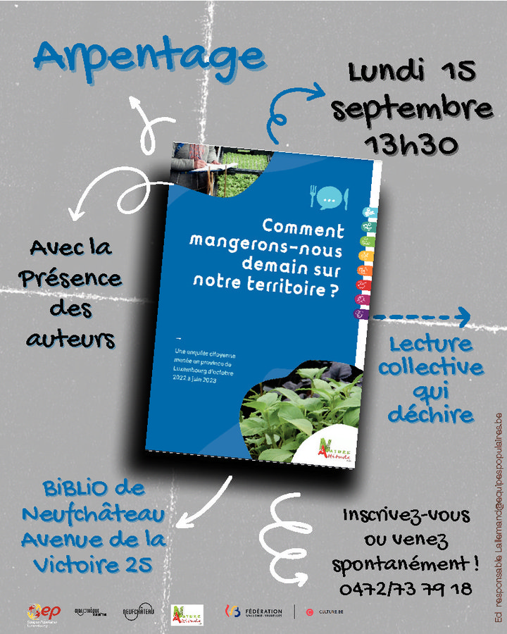 Conférences Arpentage : Comment mangerons nous demain notre territoire
