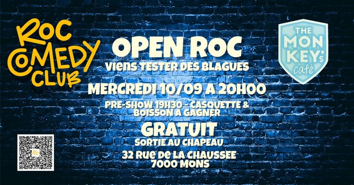 Spectacles Open - Mons | scène ouverte Stand-up