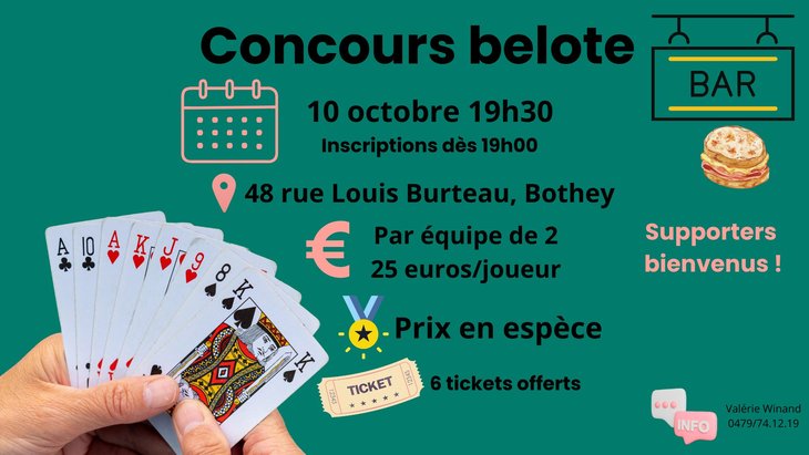 Loisirs Concours belote