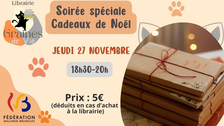 Conférences Soirée spéciale Cadeaux Noël