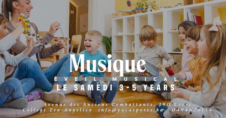 Stages,cours Activité découverte musicale avec votre enfant samedi matin