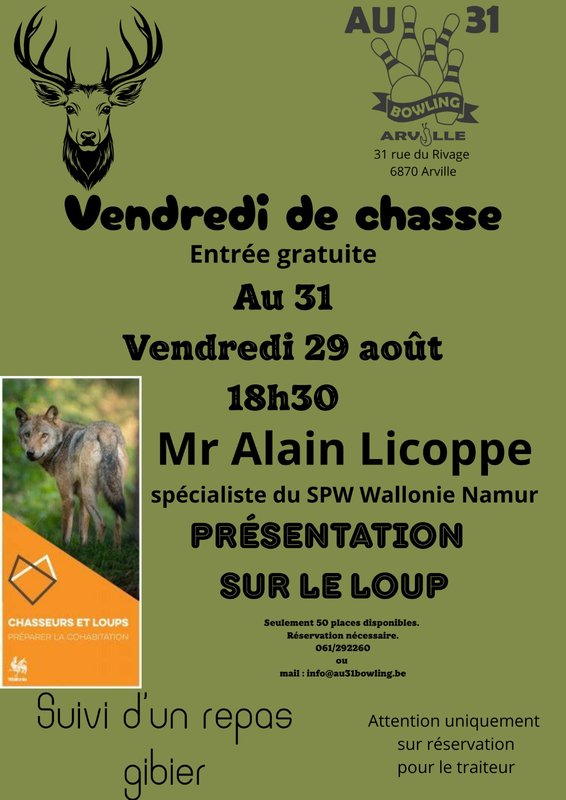 Conférences Présentation le loup