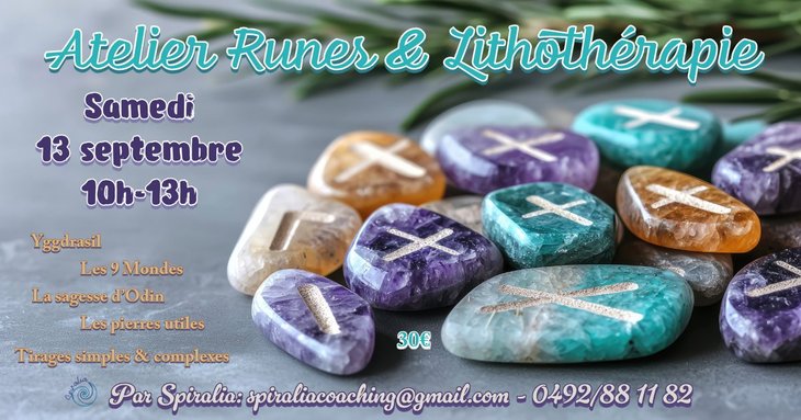 Stages,cours Atelier  Runes & Lithothérapie 