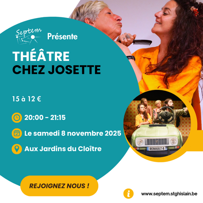 Spectacles Théâtre | Chez Josette