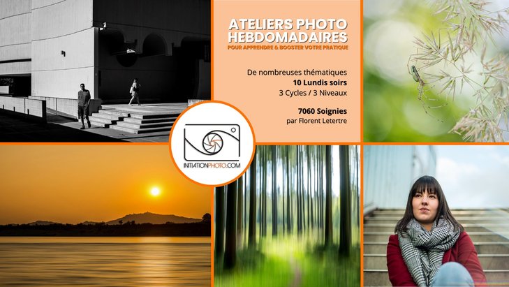 Stages,cours Ateliers photo hebdomadaires (soirée)