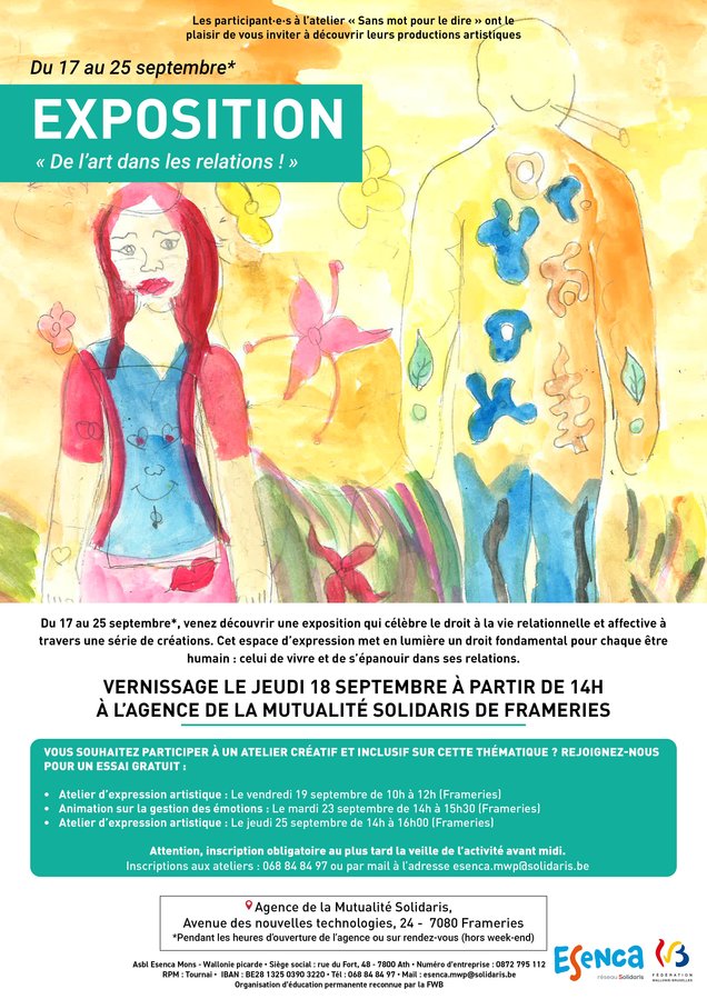 Expositions Vernissage Exposition De l’art dans relations ! »