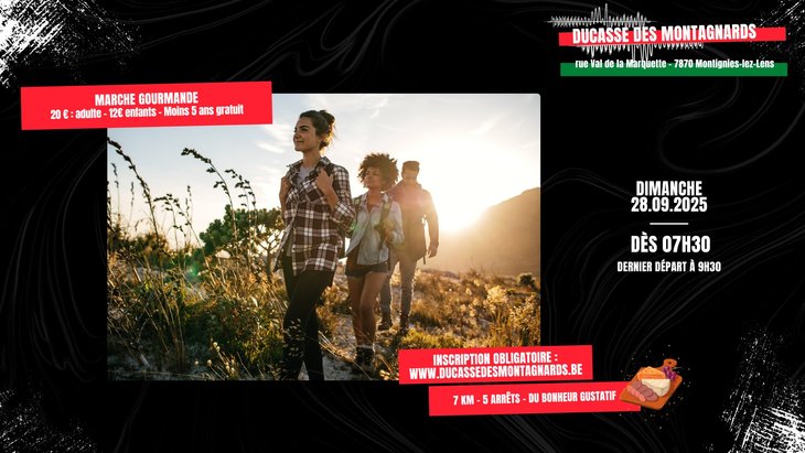 Loisirs Marche gourmande la ducasse Montagnards