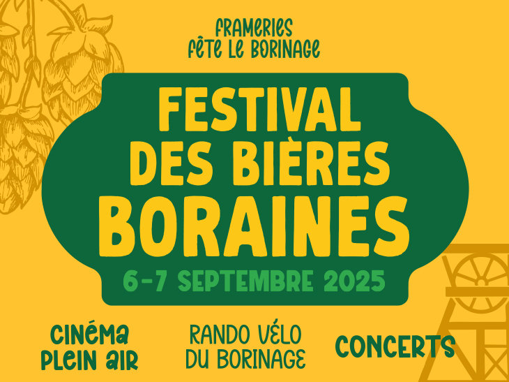 Loisirs Frameries fête Borinage : Festival Bières Boraines