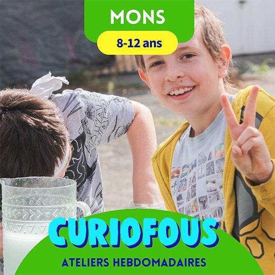 Stages,cours Curiofous : découvre sciences manière amusante