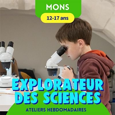 Stages,cours Explorateur sciences